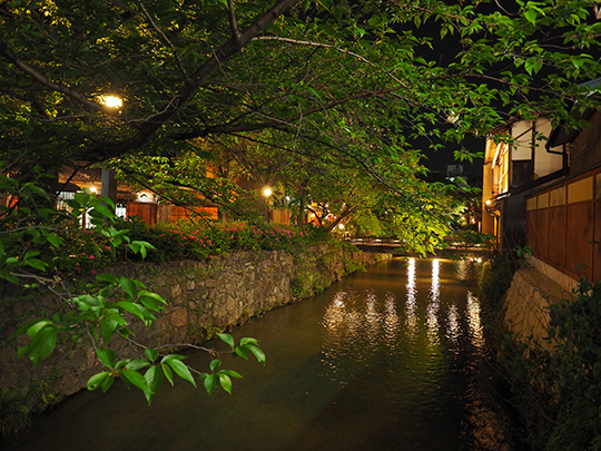 座談会会場の京都白川 