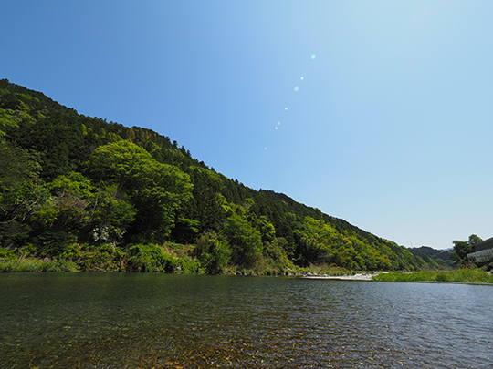 山に川に自然が気持ち良い